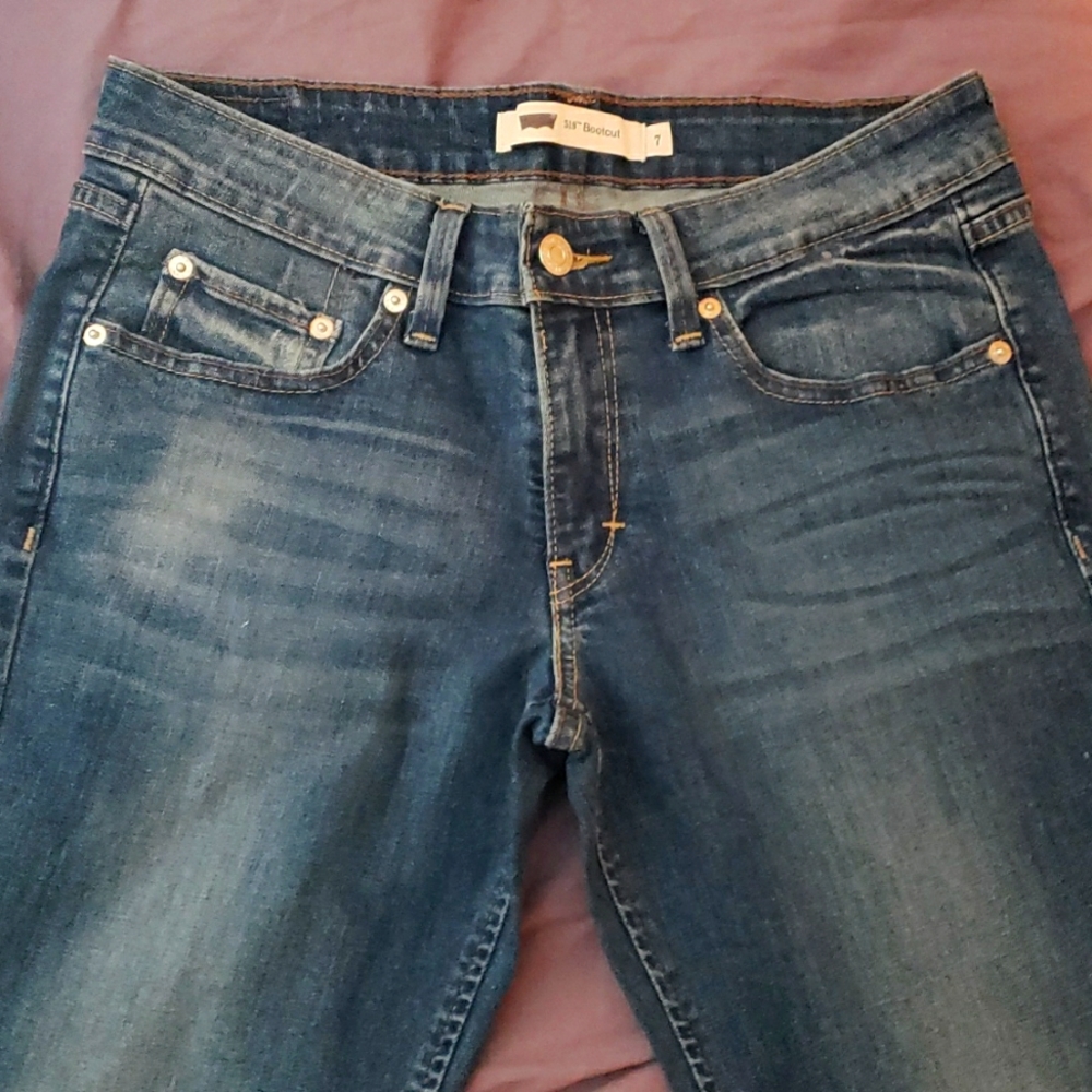 Levis 518 Superlow Bootcut Jeans Size 7